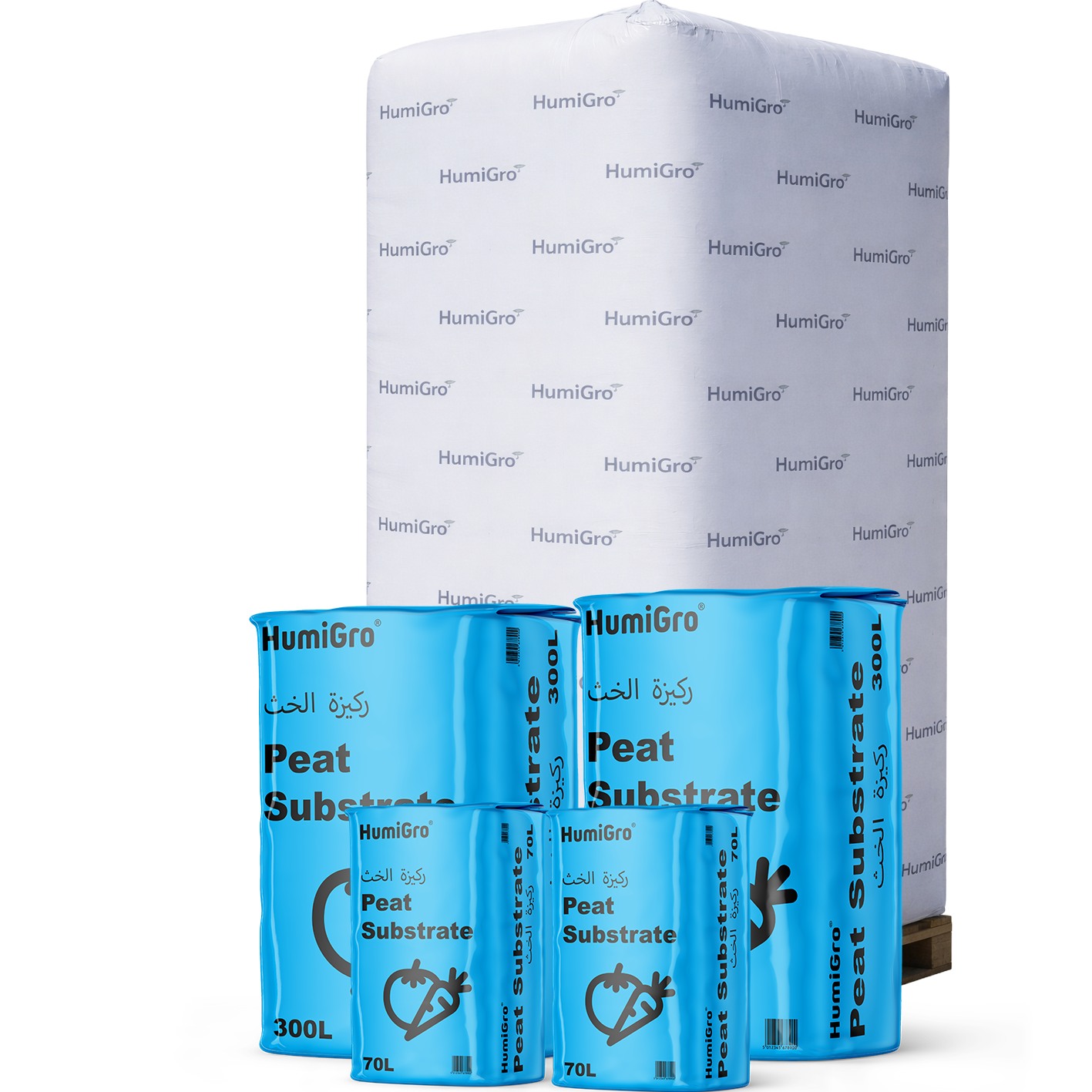HumiGro professional peat substrate render